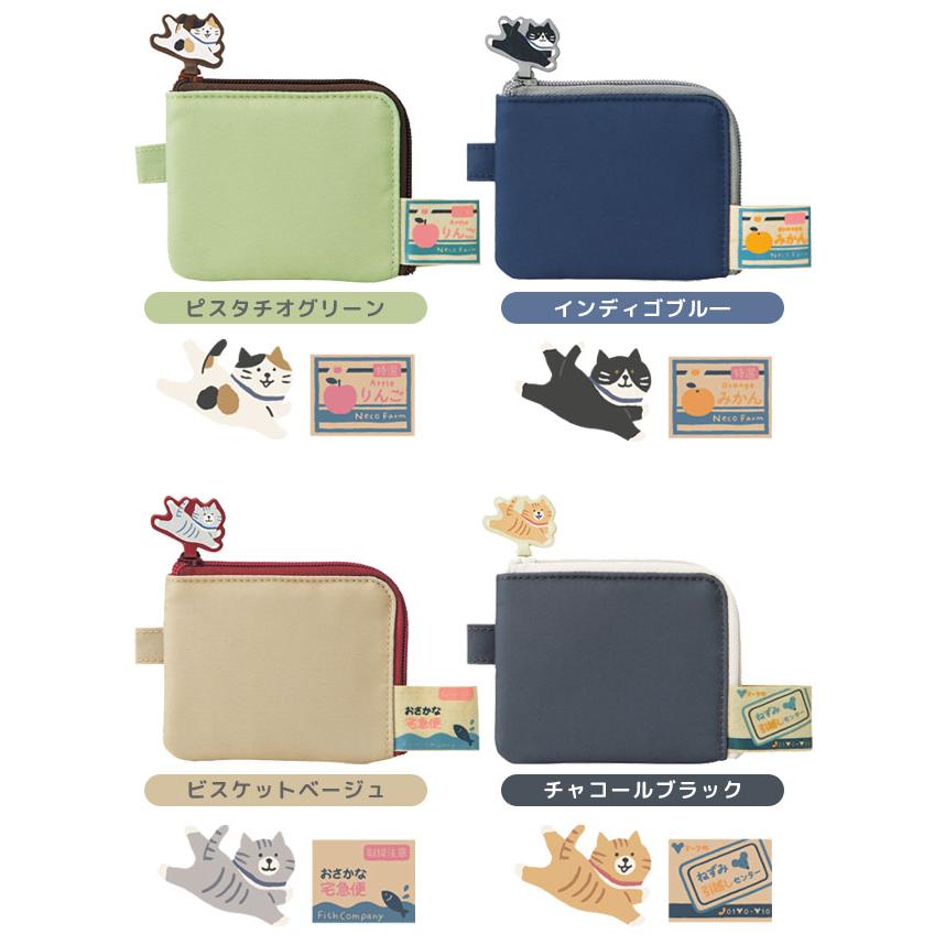 レビュー記入でメール便送料無料」にゃんシーン ミニポーチ カード