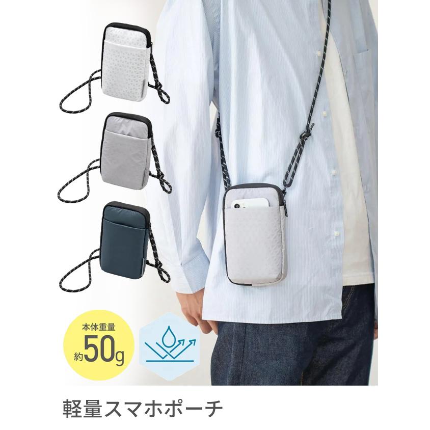 軽量 スマホポーチ メンズ レディース ショルダー スマホショルダー スマートフォン 撥水 カラビナ ベルト クツワ TRUSSAIR TA014 1点迄メール便OK(si1a181) |  | 02