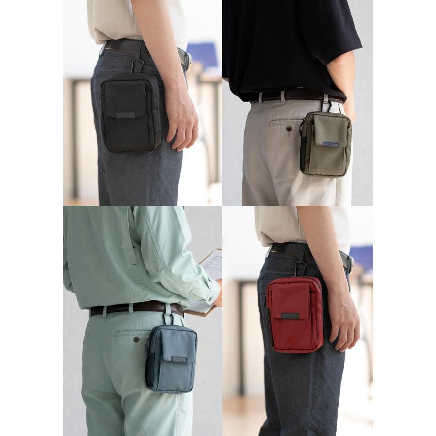 クツワ Dr.ion マルチホルダー 2方ファスナー 305DR カラビナ付き ベルト通し ベルトポーチ 大容量 仕事 ビジネス ドクターイオン 1点迄メール便OK (si1a204) | クツワ | 07