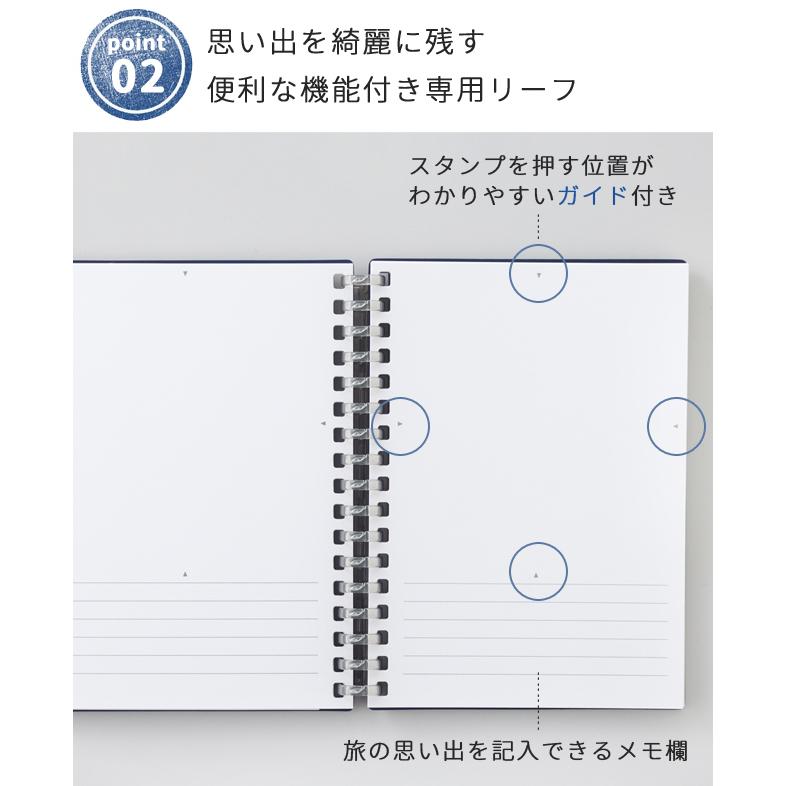 リヒトラブ スタンプノート スタンプ帳 旅行 トラベル コレクション 記念 博物館 美術館 鉄道 スクラップ スタンプブック A6 N-380 3点迄メール便OK(si1a210) |  | 05