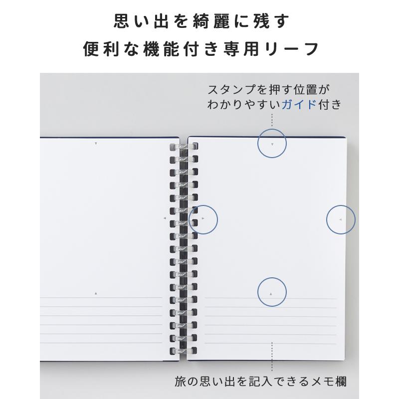 リヒトラブ オープンリングノート＜適合リーフ＞ スタンプ用 [N-380 スタンプノート専用] A6 17穴 20枚 リフィル N-1663TS 8点迄メール便OK(si1a211) |  | 02