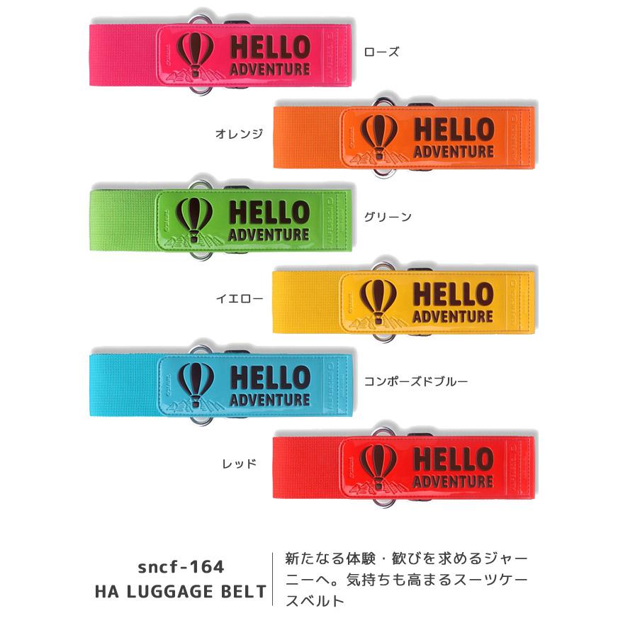 「レビュー記入でメール便送料無料」スーツケースベルト かわいい おしゃれ ラゲージベルト 目印 スーツケース キャリーケース ALIFE HA sncf-164-mail(su0a201) |  | 07