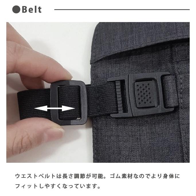 ALIFE ジッパースベルト セキュリティポーチ ウエストポーチ