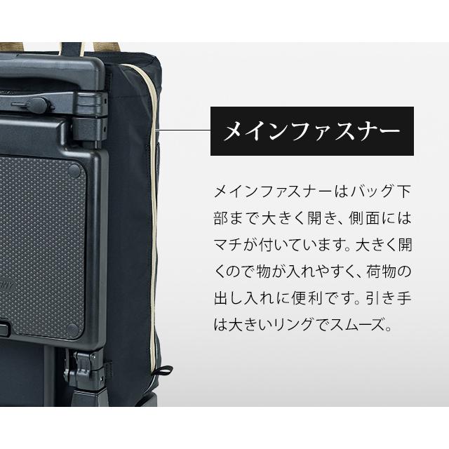 SWANY スワニー　キャリーカート　キャリーバッグ　キャリストッパー付き D－639 4輪ストッパー 60mmキャスター 座面付き ロング