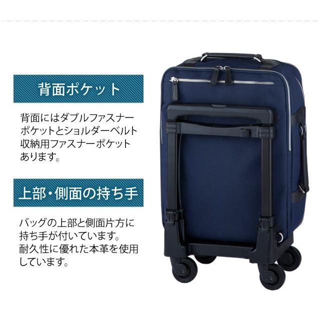 ちびささ【極美品】SWANY キャリーバッグ　キャンバス　機内持込サイズ スワニー SWANY キャリーバッグ ソフト スーツケース キャリー