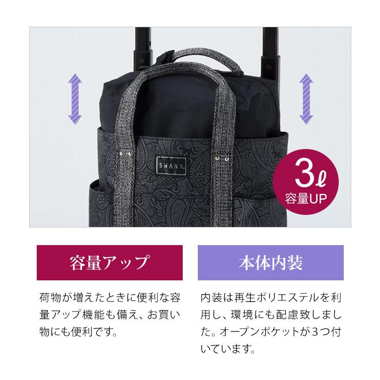 スワニー SWANY キャリーバッグ ショッピングカート 横押し