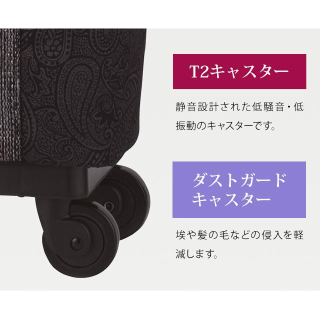 【美品✨】SWANY トラベルキャリー ペイズリー柄 ブラック ユベーロ　4輪 楽天市場】スワニー SWANY キャリーバッグ ユベーロ III