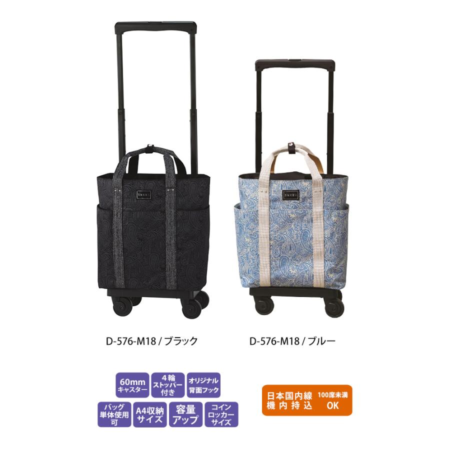 スワニー SWANY キャリーバッグ ショッピングカート 横押し