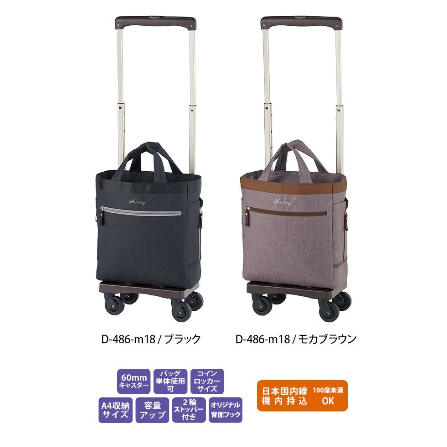 [ポリエステル] SWANY キャリーバッグ スワニー SWANY キャリーバッグ ショッピングカート 横押し
