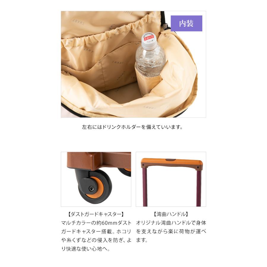 スワニー SWANY キャリーバッグ リュック ショッピングカート 横押し