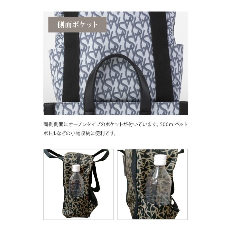 スワニー SWANY ロゴ 柄 ミニ リュック ブランドロゴ トートバッグ キャリーオンバッグ サブバッグ 手提げ バッグ エンブレモ A-609-m(su1a236) | SWANY（キャリーバック） | 04