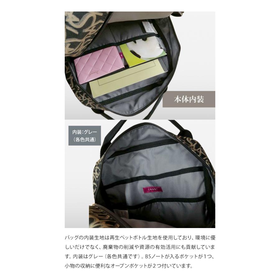 スワニー SWANY ロゴ 柄 ミニ リュック ブランドロゴ トートバッグ キャリーオンバッグ サブバッグ 手提げ バッグ エンブレモ A-609-m(su1a236) | SWANY（キャリーバック） | 05