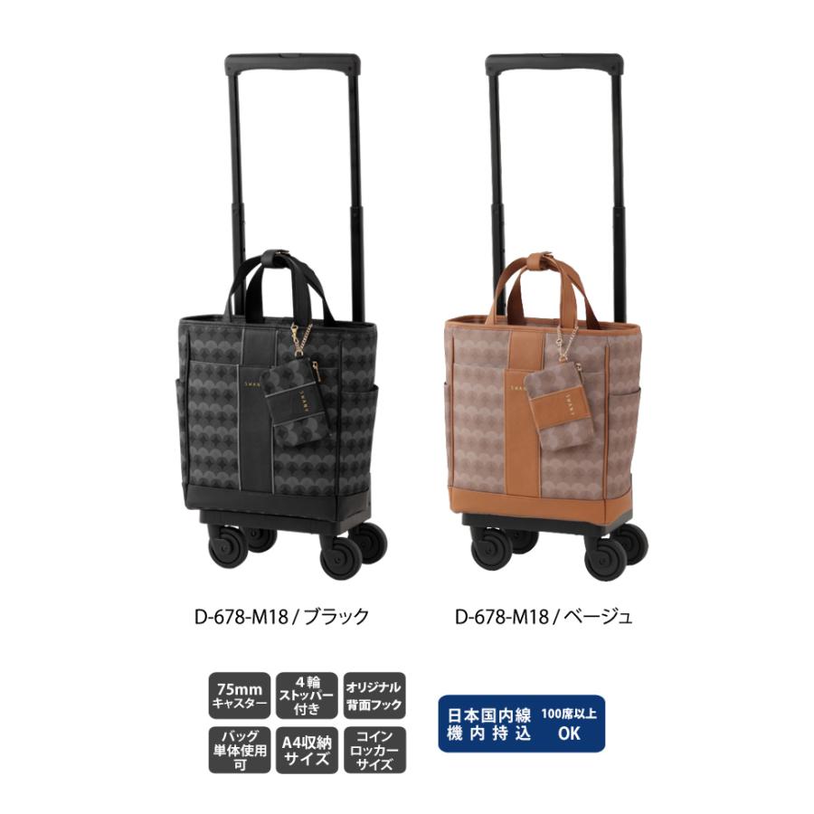 スワニー SWANY キャリーバッグ ショッピングカート 横押しカート ソフト キャリーケース 機内持ち込み リンゴ M18サイズ D-678-M18(su1a249)「C」 | SWANY（キャリーバック） | 01