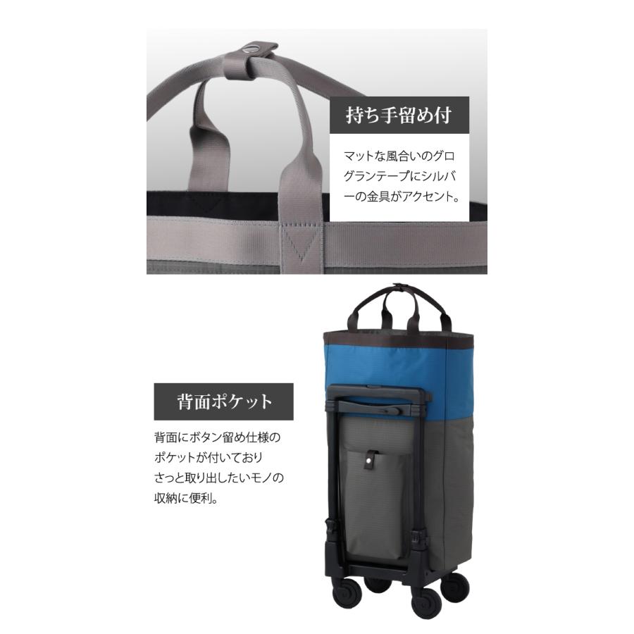 スワニー SWANY 保冷 大容量 拡張 A3 キャリーバッグ ショッピングカート ソフト 機内持ち込み バイカラー ムルテ D-700-L21(su1a256)「C」 | SWANY（キャリーバック） | 05