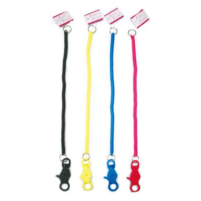 【まとめ買い=12個単位】フック付プラナスチェーン40cm アソート(色おまかせ) CY-101(su3a204) | ブランド登録なし