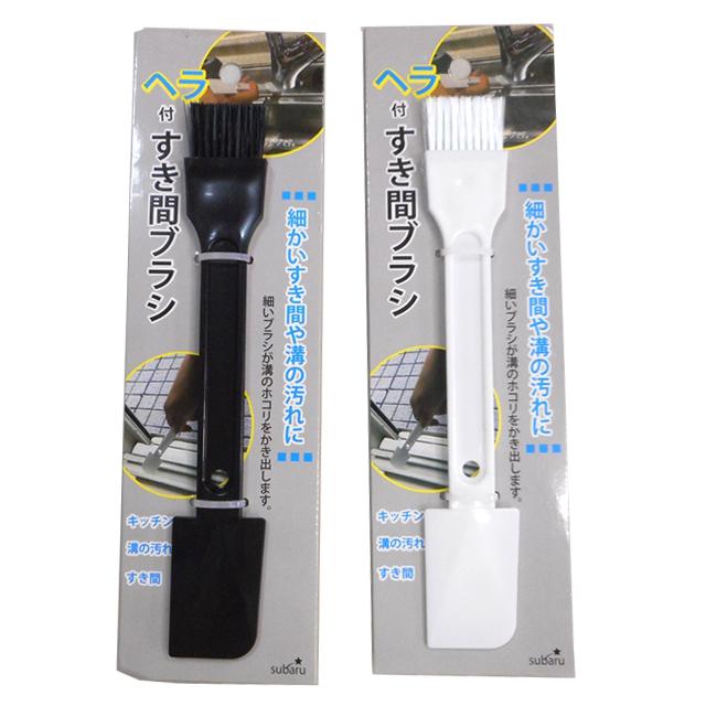 【まとめ買い=12個単位】へら付きすき間ブラシ アソート(色柄ある場合) 175-40(su3b208) | ブランド登録なし