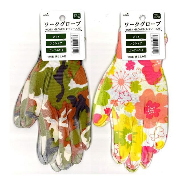 【まとめ買い=12個単位】ワークグローブ（レディース用） アソート(色柄ある場合) 221-29(su3b389) | ブランド登録なし