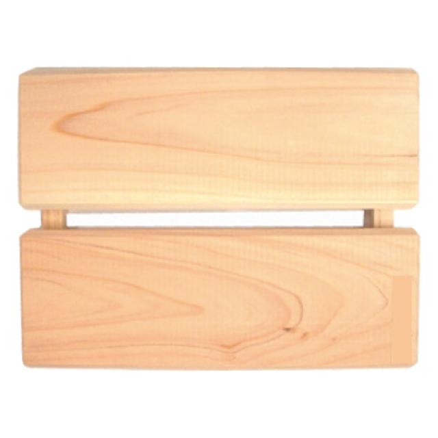 【まとめ買い=10個単位】国産ひのきすのこ（大） 約15×18.5×2cm アソート(色柄ある場合) BB-032(su3b449) | ブランド登録なし
