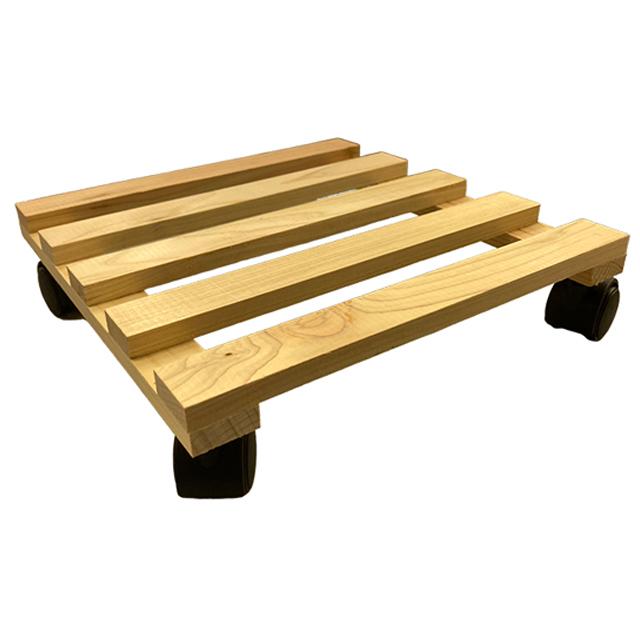 【まとめ買い=10個単位】キャスター付すのこ 正方形 24×24cm アソート(色柄ある場合) BB-043(su3b546) | ブランド登録なし