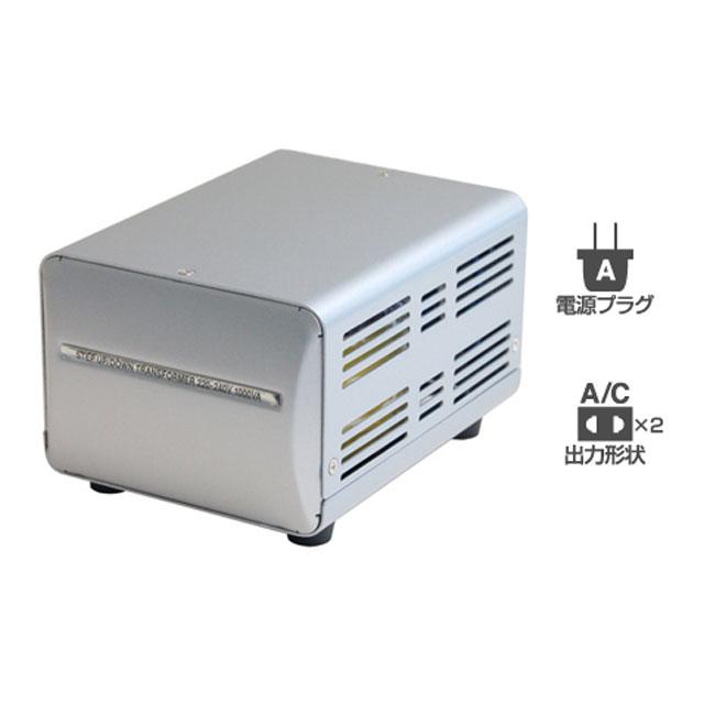 カシムラ 海外国内変圧器 TI-18 カシムラ 変圧器 2口マルチトランス NTI-18 保証付 AC220-240V⇔昇降圧