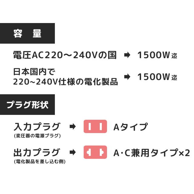 ⑤変圧器　カシムラ　NTI-20 カシムラ 変圧器 2口マルチトランス NTI-20 保証付 AC220-240V