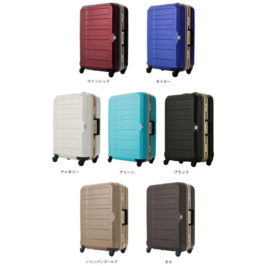 スーツケース Mサイズ キャリーケース キャリーバッグ T&S レジェンドウォーカー TSAロック フレーム 中型 ハード 軽量 5088-55 (ti0a125)「c」｜griptone｜02