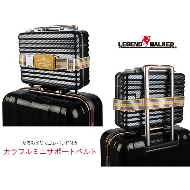 スーツケースベルト 荷物 固定ベルト ゴムバンド T&S レジェンドウォーカー カラフルミニサポートベルト ゴムバンド付き 9071(ti0a223) |  | 01