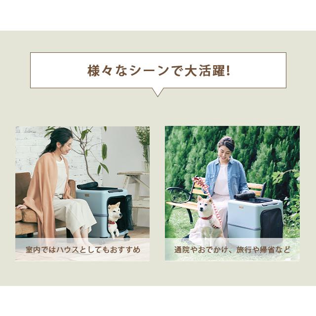 ペットキャリー ペットキャリーバッグ ペットキャリーケース ペットカート ペットスーツケース お出かけ 犬 猫 安全 T&S PETiCO  M 1年保証(ti0a271) |  | 06