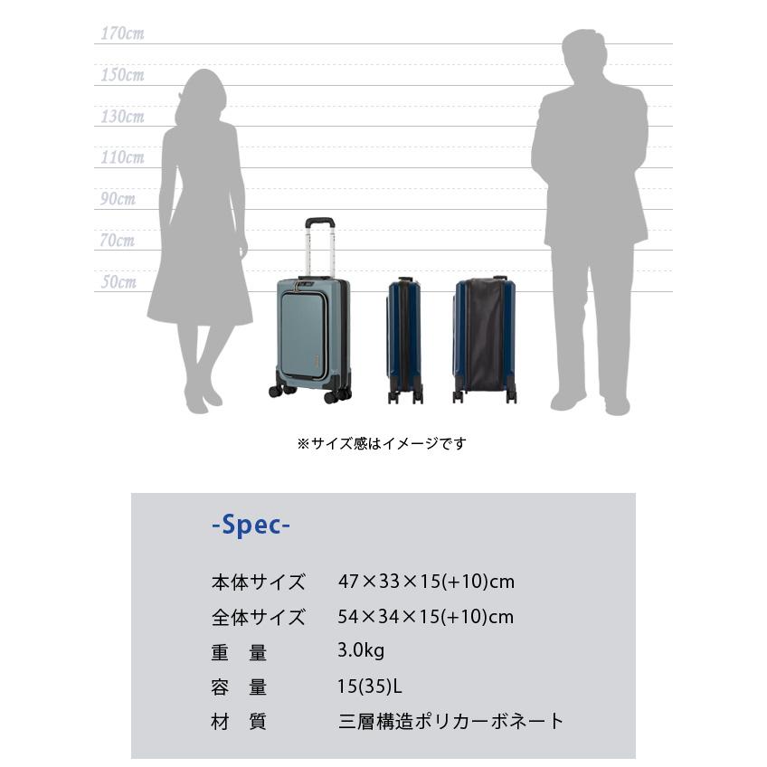 スーツケース LCC 機内持ち込み Sサイズ フロントオープン キャリー