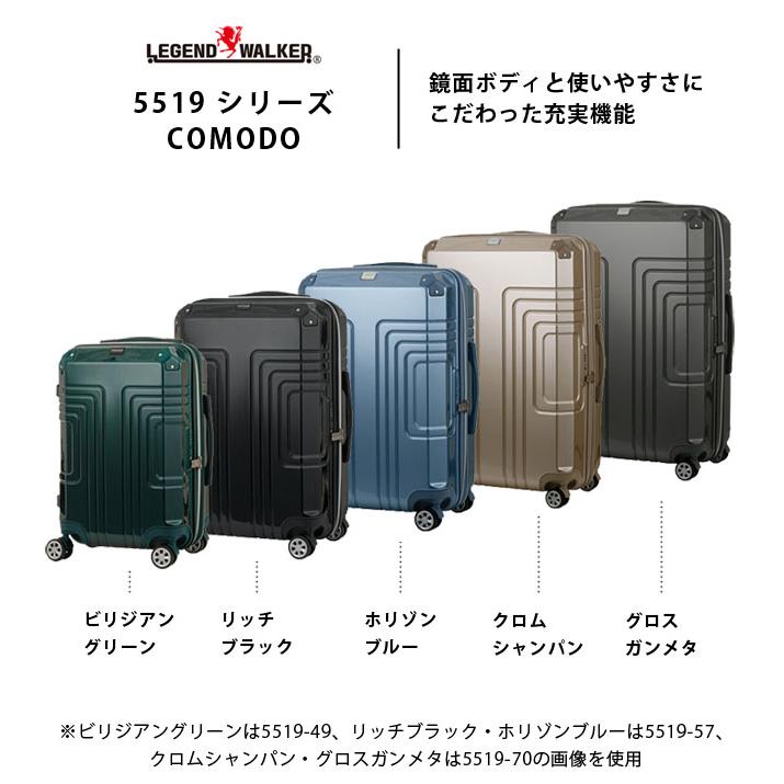 スーツケース キャリーバッグ キャリーケース Lサイズ 容量拡張