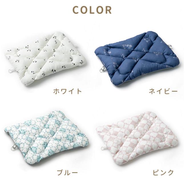 PETICO Ｌサイズ3点セット　クッション、レインカバー付き　ブルー✖️ホワイト PETICO Lサイズ3点セットクッション、レインカバー付きブルー