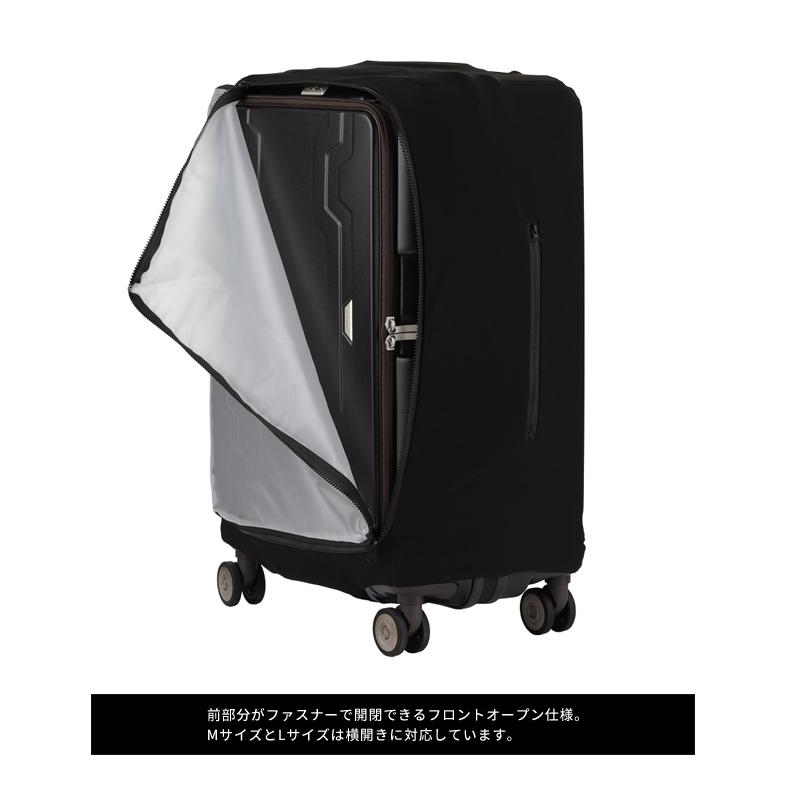 新品フロントオープン　レジェンドウォーカー黒 キャリーケース　拡張時45L 6024 | LEGEND WALKER | スーツケース | T&S