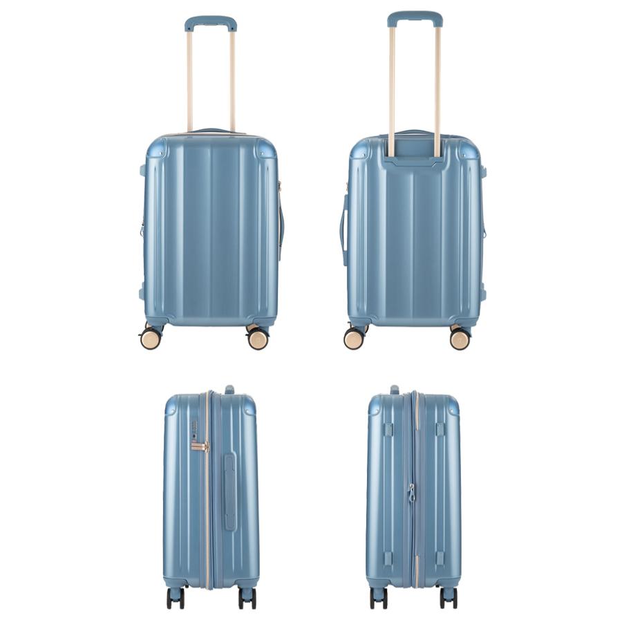レジェンドウォーカー スーツケース Mサイズ 56L(66L) 容量拡張 ストッパー TSロック ファスナー 3泊 4泊 キャリーバッグ VELIRO T&S 5529-57 (ti0a374)[C]の画像