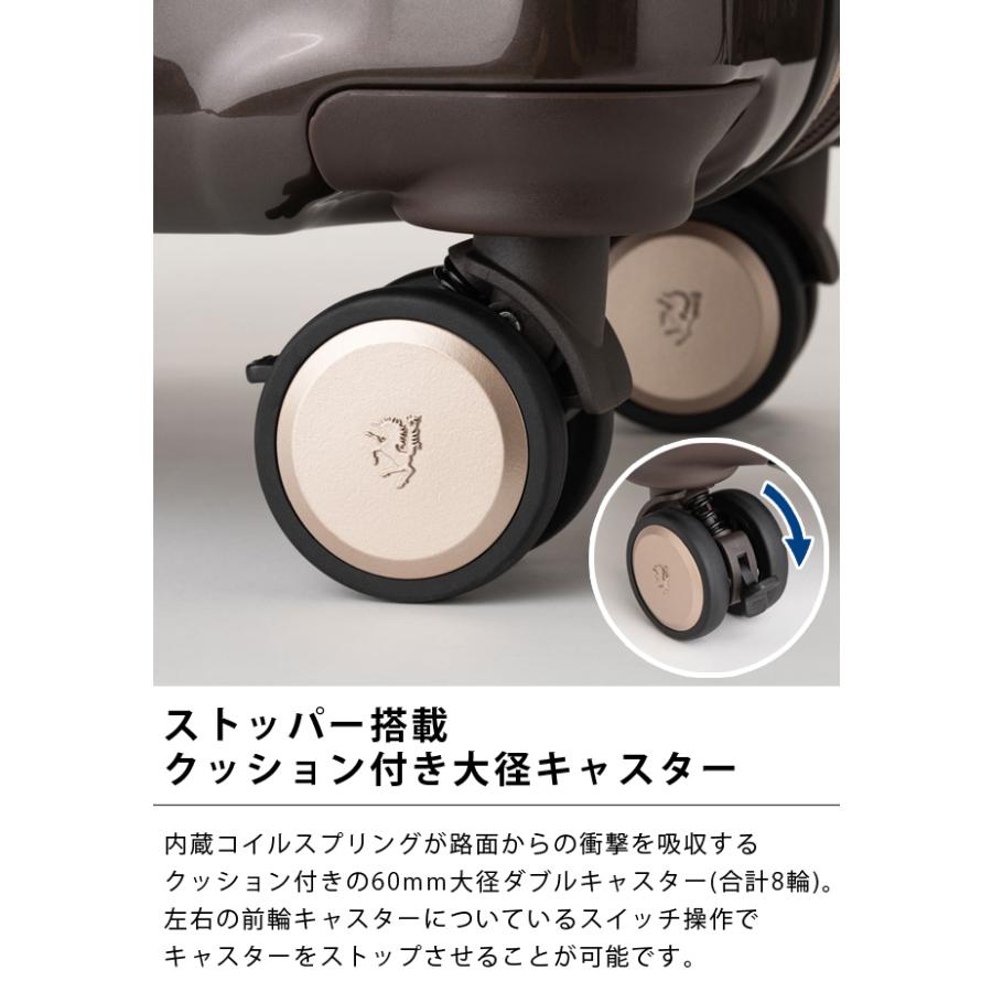 レジェンドウォーカー スーツケース Mサイズ 56L(66L) 容量拡張 ストッパー TSロック ファスナー 3泊 4泊 キャリーバッグ VELIRO T&S 5529-57 (ti0a374)[C]の画像