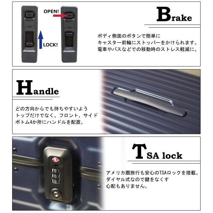 スーツケース カーゴ エアースポーツ CAT68SSR Mサイズ フレーム ハード TSA 中型 出張 ビジネス キャスター ストッパー トリオ CARGO (to4a108)「C」 |  | 02