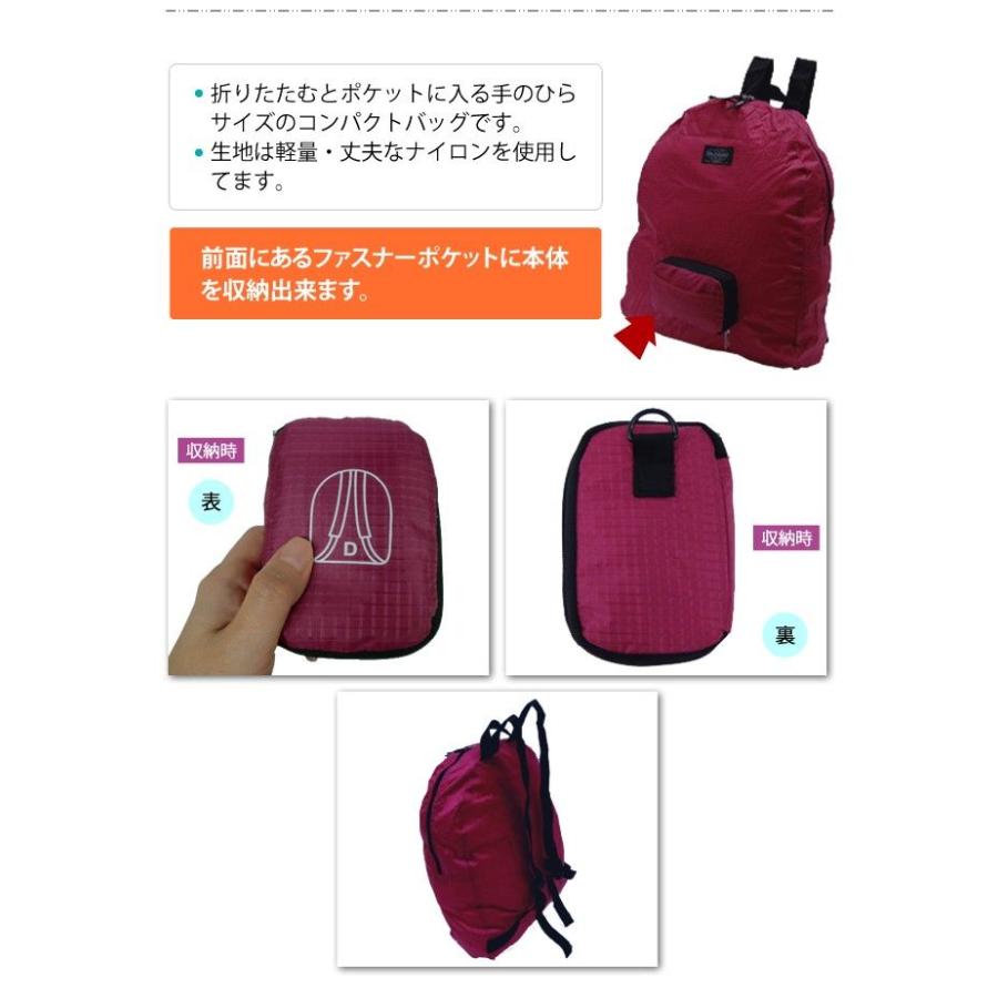 ソロツーリスト ポケットバッグ 折りたたみリュック デイパック