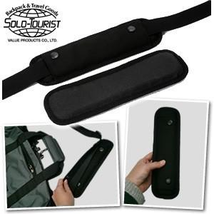 ソロツーリスト ショルダーパッド12 肩 パッド クッション 滑り止め ショルダーバッグ ビジネスバッグ ブラック SB-12 solo-tourist 2点迄メール便OK(va0a151) | 