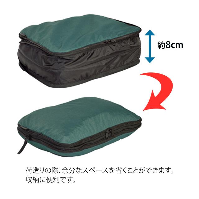 ソロツーリスト 圧縮袋 衣類圧縮収納ポーチ Mサイズ　掃除機不要　トラベルポーチsolo-tourist 圧縮式衣類収納ケース 5L CC-M 1点迄メール便OK(va0a349) |  | 03