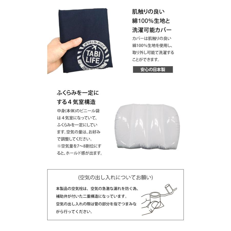 「レビュー記入でメール便送料無料」日本製 たかのてるこ×地球の歩き方 腰用エアークッション 腰枕 TABI-LIFE タビライフ KC-275-mail(va0a371)(1通につき1点) |  | 04