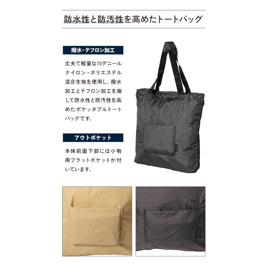 極美品 トートバッグ 約26×22×14cm ハンドバッグ SOLO_TOURIST（ソロツーリスト） 折りたたみ トート バッグ ナイロン