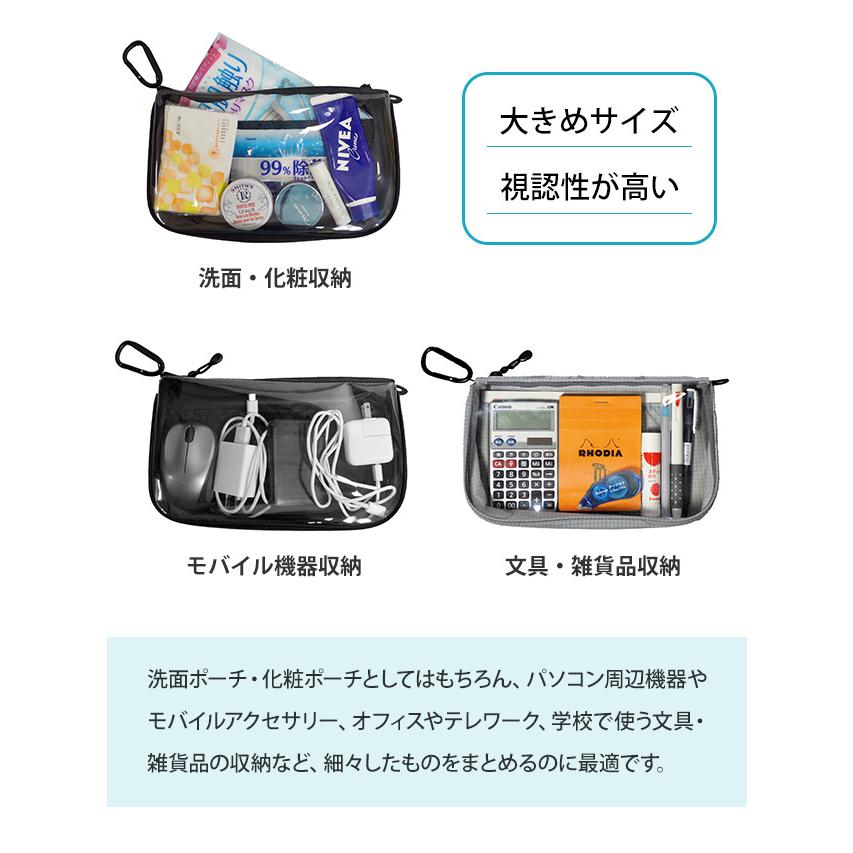 ソロツーリスト 防水 透明ポーチ ケース カラビナ 止水ファスナー solo-tourist クリアポーチ CP-16 2点迄メール便OK(va0a396) |  | 04