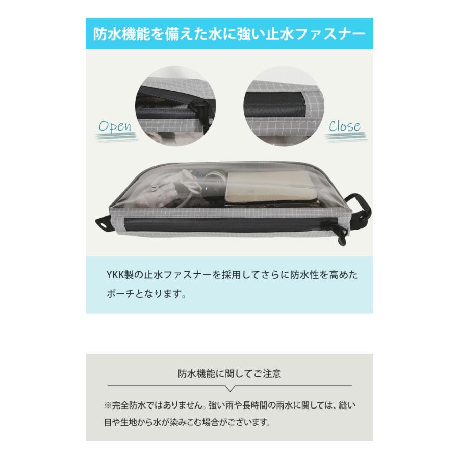ソロツーリスト 防水 透明ポーチ ケース カラビナ 止水ファスナー solo-tourist クリアポーチ CP-16 2点迄メール便OK(va0a396) |  | 07