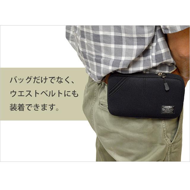 ソロツーリスト リュックに着脱 ガジェットポーチ ベルト通し Dリング
