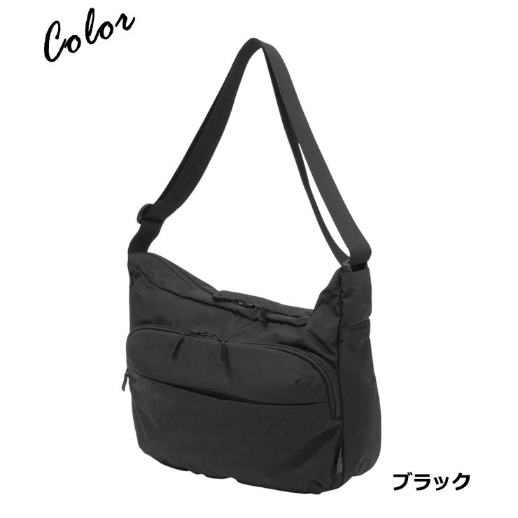 ブラックショルダーバッグ セキュリティポケット付き ソロツーリスト 防犯 ショルダーバッグ 隠しポケット 隠し