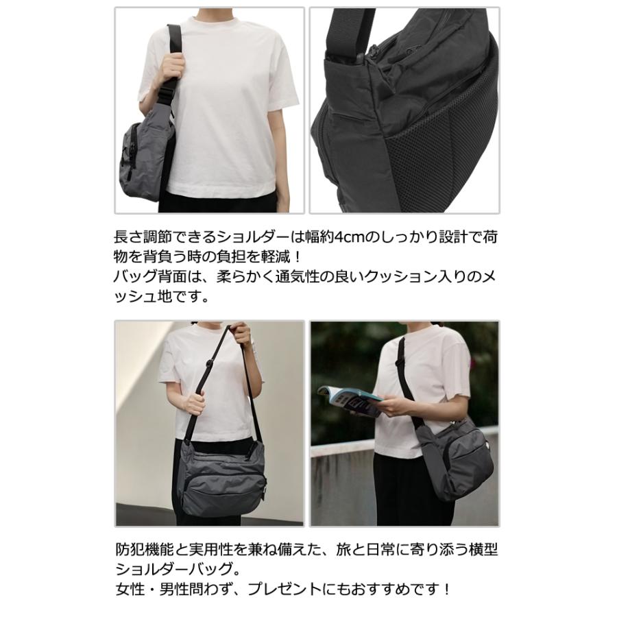 ブラックショルダーバッグ セキュリティポケット付き 楽天市場】【3日間限定 最大43倍】 ノベルティ付 アントラック