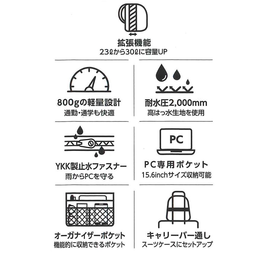 ソロツーリスト 撥水 リュック ビジネス 拡張 機能 キャリーオン ビジネスバッグ B4 収納 バッグ PC収納 BSエキスパンダブルPCリュック BSER-23(va0a469) |  | 03