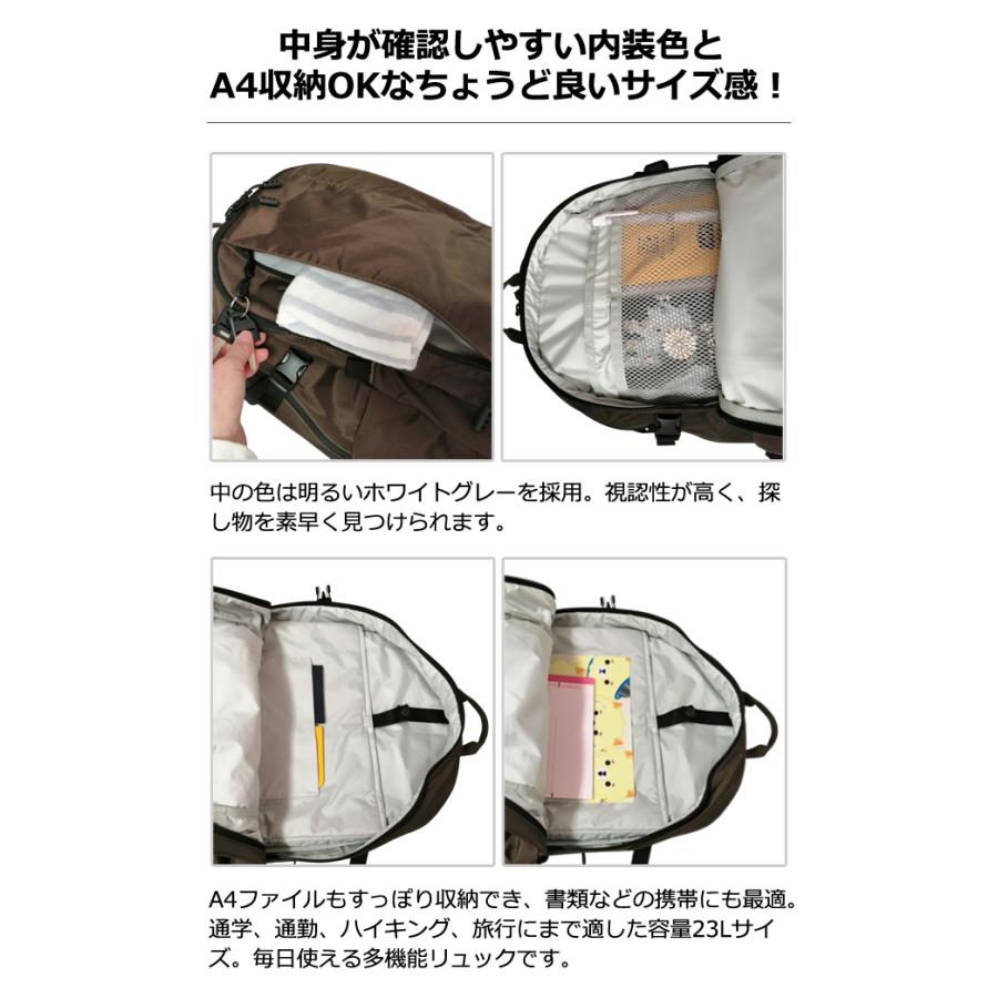 ソロツーリスト 撥水 リュック A4 収納 バッグ 14インチ PC 収納 ポケット デイパック 23L チェストベルト solo-tourist デイリーパック23 DP-23(va0a473) |  | 05