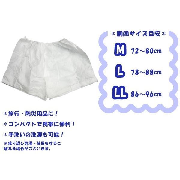 ヨック ペーパートランクス 使い捨て 下着 メンズ 2枚入 M L LL