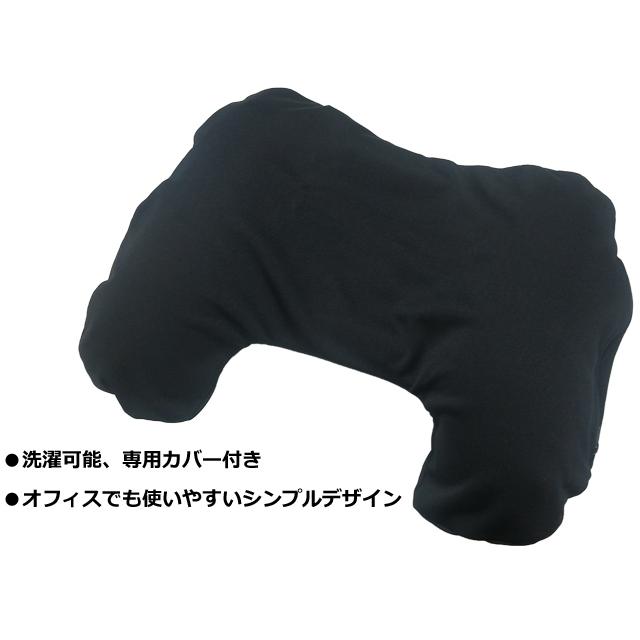 「レビュー記入でメール便送料無料」ヨックネールDX ネックピロー トラベルピロー エアー 首枕 旅行 飛行機 安眠 カバー付き 日本製 yokknale-dx-mail(yo0a069) |  | 02