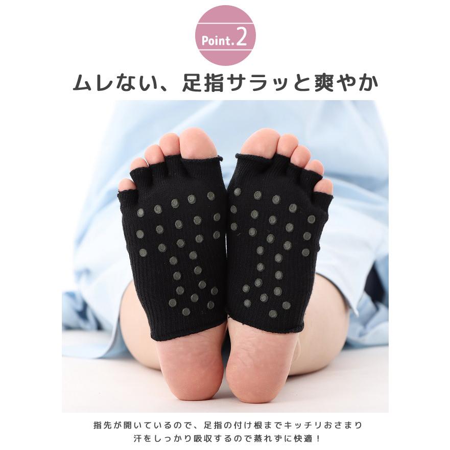 「レビュー記入でメール便送料無料」ヨック 足がるくん 5本指 サポーター 足裏刺激 ソックス 靴下 むくみ対策 日本製 yo0a108-mail (yo0a109)(1通につき4点迄) |  | 02